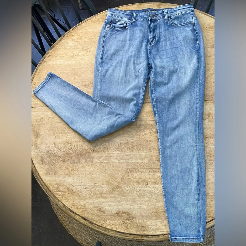 Judy Blue Los Angeles Women’s Sz 13|31‎ High Rise Heavy Handsand Skinny Jeans - Picture 7 of 17
